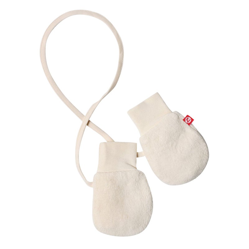 Zutano Unisex Baby Cozie Lined Mitten, Cream, One Size - Image 1